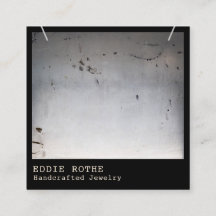 Coola Edgy Visning för Rustic Necklace-kvadrat