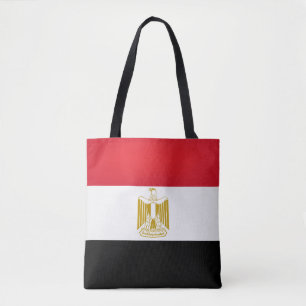 Coola Egypten Flagga Mode Tygkasse