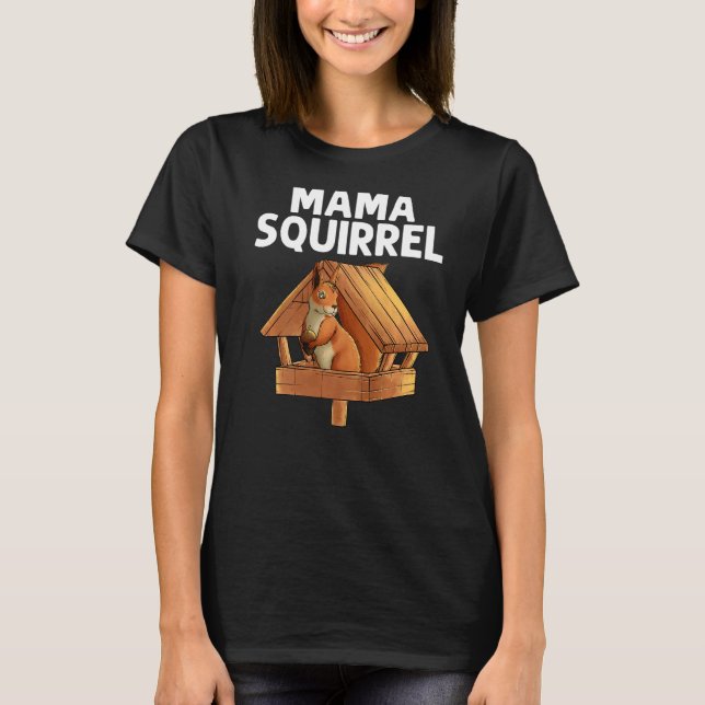 Coola ekorre för Mamma Chipmunk Zookeeper Ani T Shirt (Framsida)