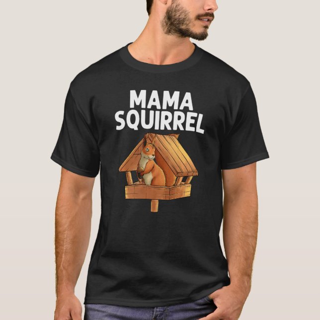 Coola ekorre för Mamma Chipmunk Zookeeper Ani T Shirt (Framsida)