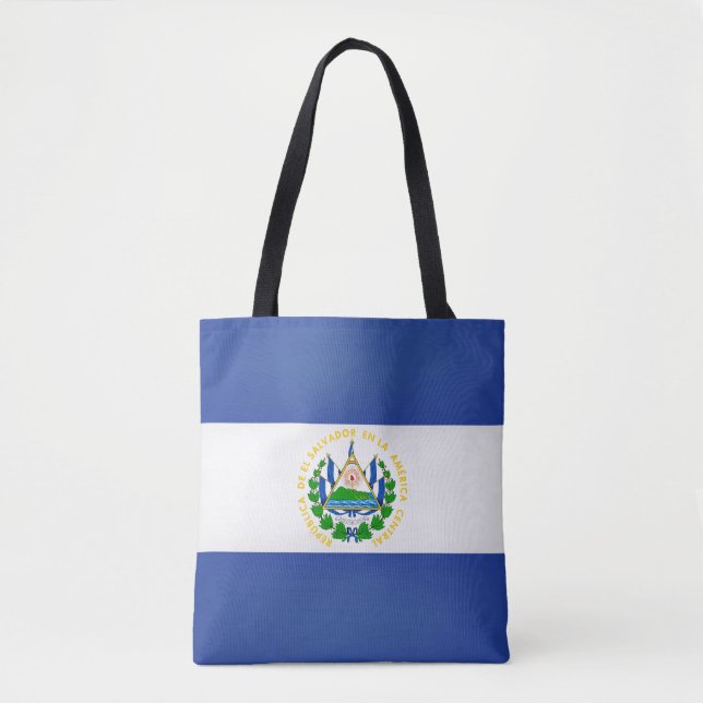 Coola El Salvador Flagga Mode Tygkasse (Framsida)