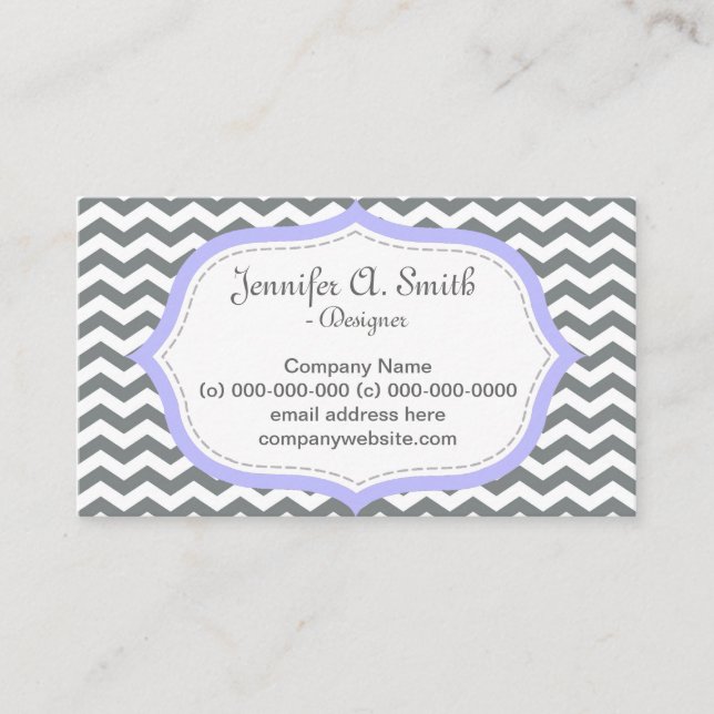 Coola, elegant, nutida grått påverkar affärskorten visitkort (Framsida)