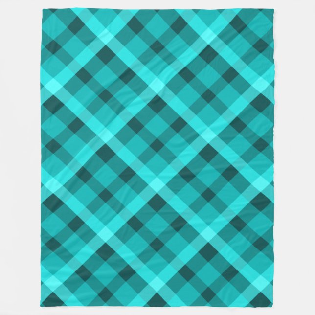 Coola Elegant Turcoise Play Large Fleece Blanket (Framsidan)