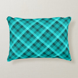 Coola Elegant Turkos Placent accent Pillow Prydnadskudde