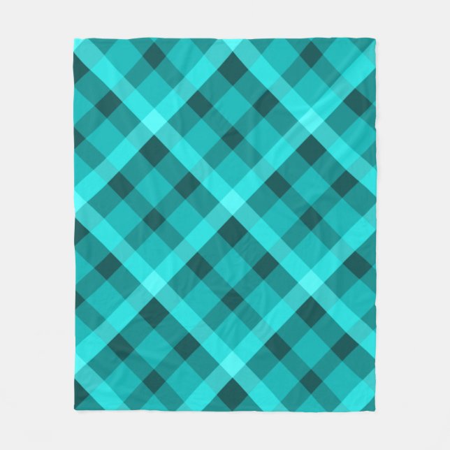 Coola Elegant Turkos Play Medium Fleece Blanket (Framsidan)