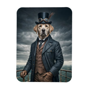 Coola Elegant Victorian Steampunk Labrador Hund Ar Magnet