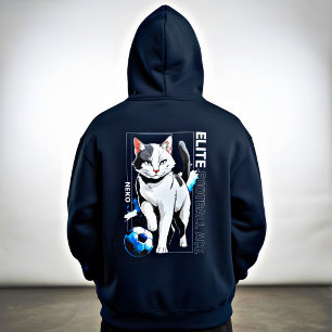 Coola elitfotbollsess Cat Anime-presenter för fotb T Shirt