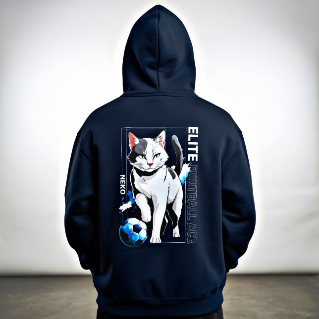 Coola elitfotbollsess Cat Anime-presenter för fotb T Shirt (Skapare uppladdad)