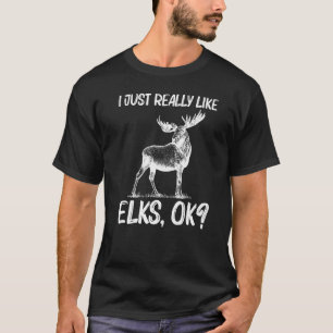 Coola Elk För manar Women Elk Hjort Hunter Hunter T Shirt