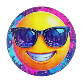 Coola 😎 Emoji Stänk Roligt