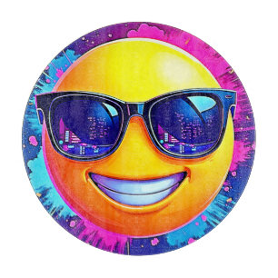 Coola 😎 Emoji Stänk Roligt
