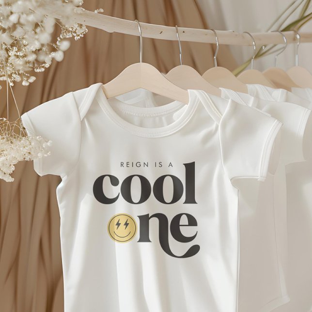 Coola En Boy Groovy-Barn Kontrollerat Retro T Shirt (Skapare uppladdad)