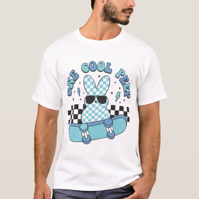 Coola En Glad påsk-dag Skateboard Älskare T Shirt (Framsida)