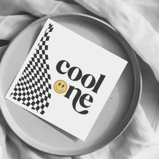 Coola En pojkes första födelsedag kontrollerad ret Pappersservett (Skapare uppladdad)