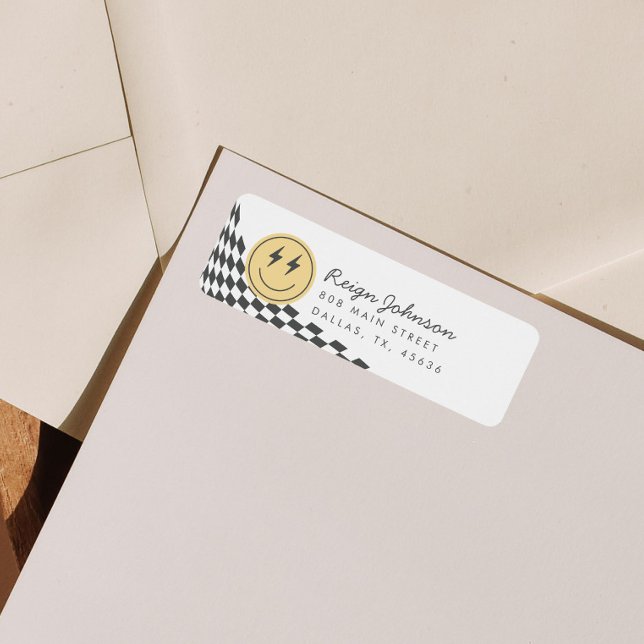 Coola En pojkes Returadress för återsändande Etikett (Skapare uppladdad)