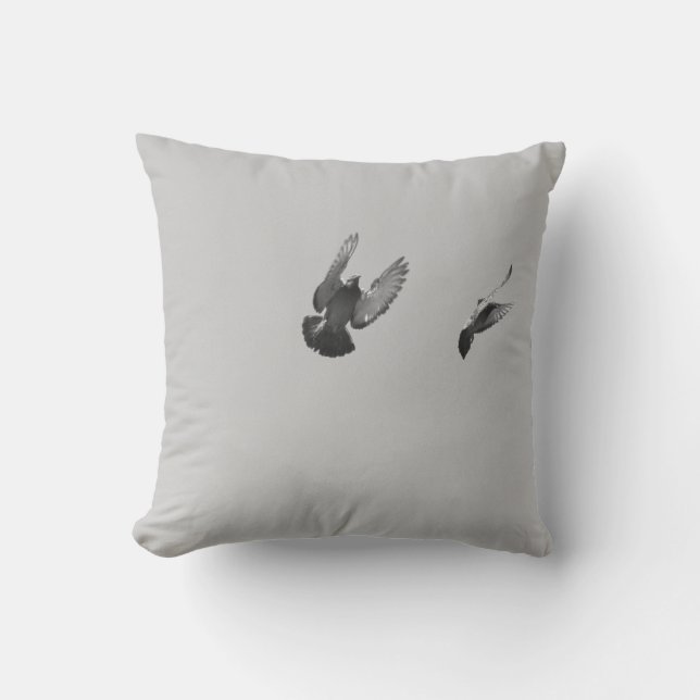 Coola, enastående, modern flygduva, fågelfred kudde (Framsida)