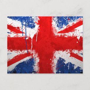 Coola England flagga Vykort