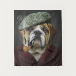 Coola English Bulldog Smowing Pipe