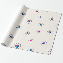 Coola Enigma Cryptocurrency Coin Sign Mönster Presentpapper