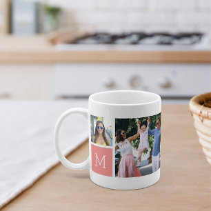 Coola - enkelt fotokollage & monogram kaffemugg