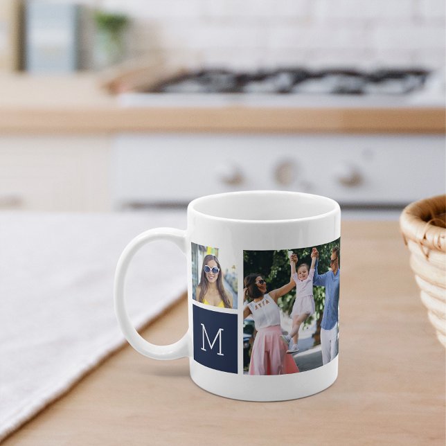 Coola - enkelt fotokollage & monogram kaffemugg (Skapare uppladdad)