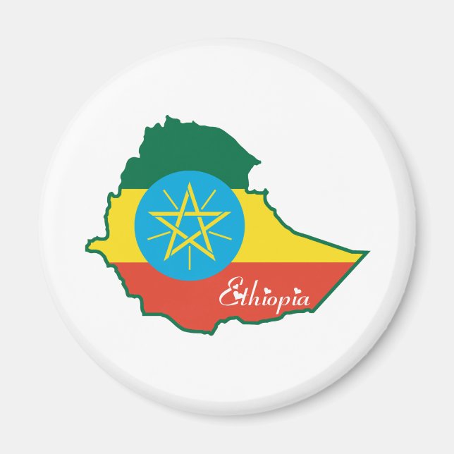 Coola Etiopien Magnet (Framsidan)