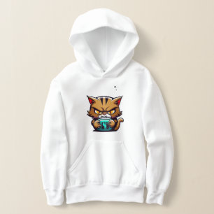 Coola Evil Brown Cat Gult Öga Mörk Star Blue Boll T Shirt