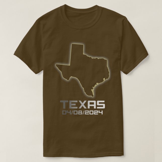 Coola exas America Astronomy otal Solar Ecli T Shirt (Design framsida)