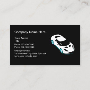Coola Exotic Car Sales Broker Visitkort