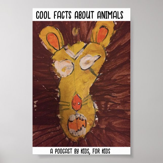 Coola Facts Om djur Poster (Framsidan)