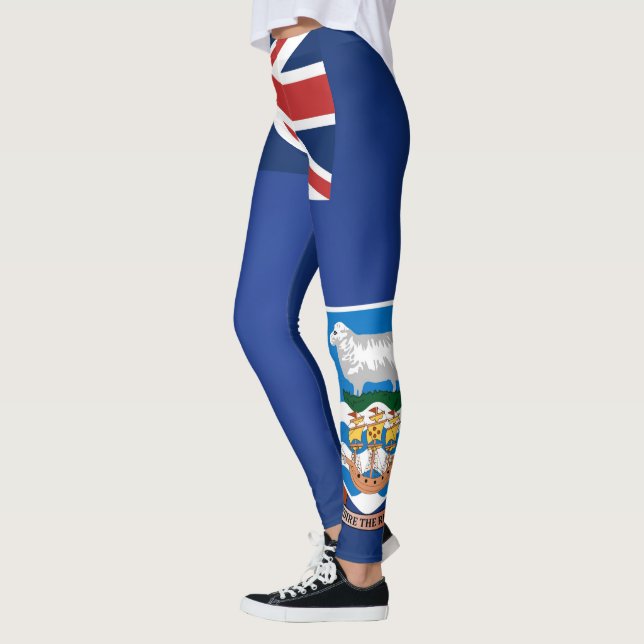 Coola Falklandsöarna Flagga Mode Leggings (Vänster)