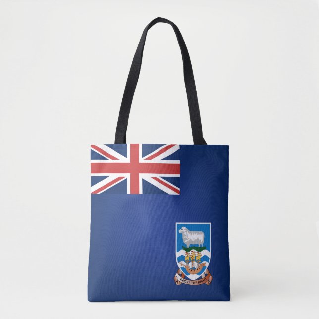 Coola Falklandsöarna Flagga Mode Tygkasse (Framsida)