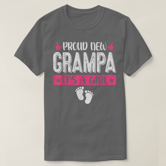 Coola Familj är stolt över nya Grampa. Det är en G T Shirt (Design framsida)