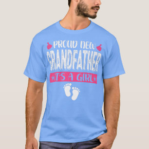 Coola Familj Proud New Grandfather Det är en flick T Shirt