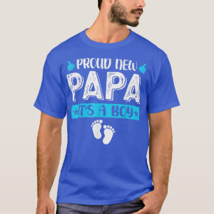 Coola Familj Proud New Pappa Det är en Gender Reve T Shirt