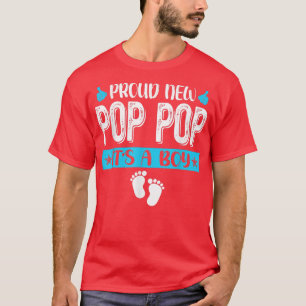 Coola Familj Proud New Pop Pop Det är en Gender Re T Shirt