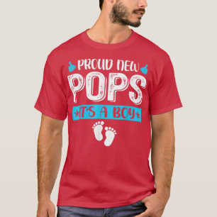 Coola Familjen Proud New Pops Det är en Boy Gender T Shirt