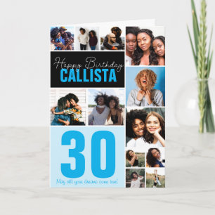 Coola Family Friends Photo Collage Grattis på föde Kort