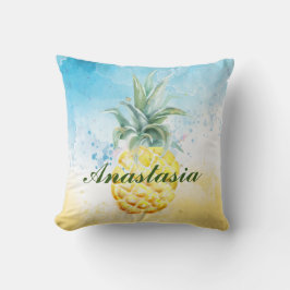 Coola, Fantastisk, ananas vit namn Kudde