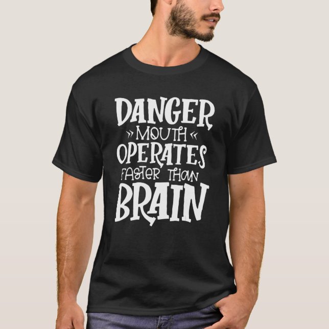 Coola Fantastisk Quote Mouth fungerar snabbare än  T Shirt (Framsida)