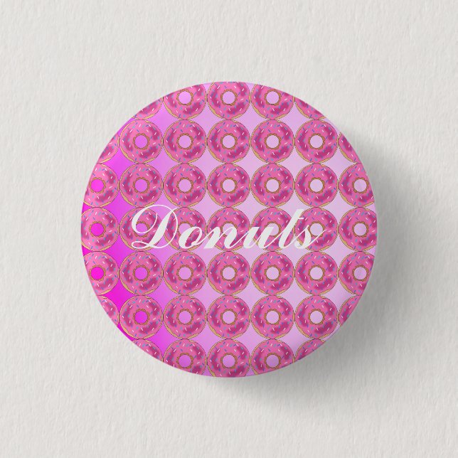 Coola, Fantastisk Rosa Donuts Knapp (Framsida)