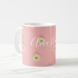 Coola, Fantastisk Rosa Flowers Kaffemugg