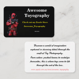 Coola Fantastisk Toyography Visitkort