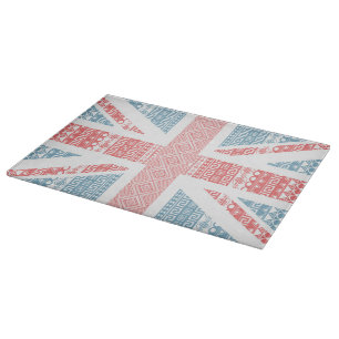 Coola fantastisk trendig Aztec U.K.Union Jack Flag
