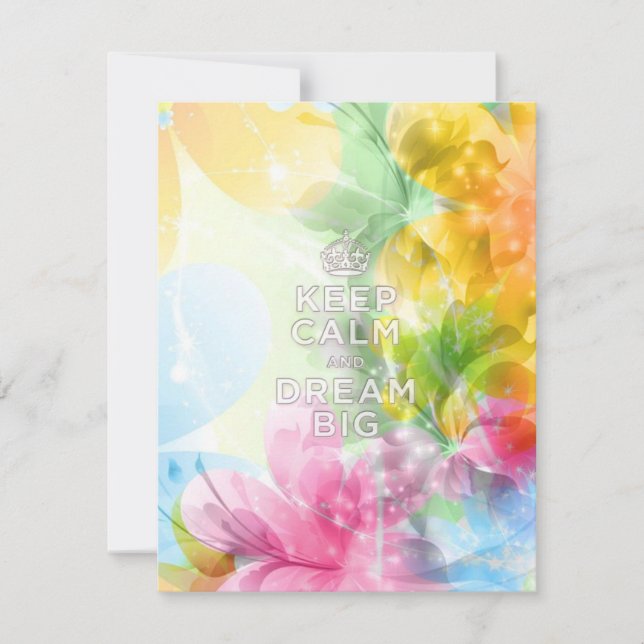 Coola fantastisk trendig citerar "Behålla Lugn och (Framsida)