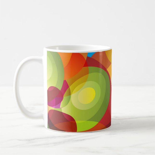 Coola Fantasy Bubbles and Circles Kaffemugg (Vänster)