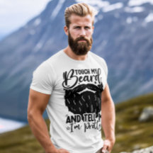 Coola Far Touch Min Beard Birthday Beared Pappa