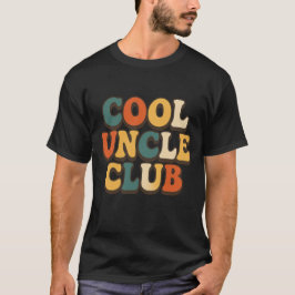 Coola farbror Klubb T-Shirt - Retro Vågigt grafik