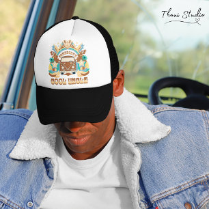 Coola Farbror Vintage bil Retro 80s Vibe Keps