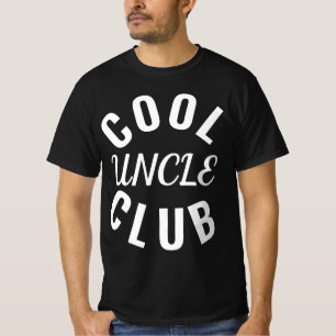 Coola Farbrors Klubben Rolig Familj T-Shirt Presen